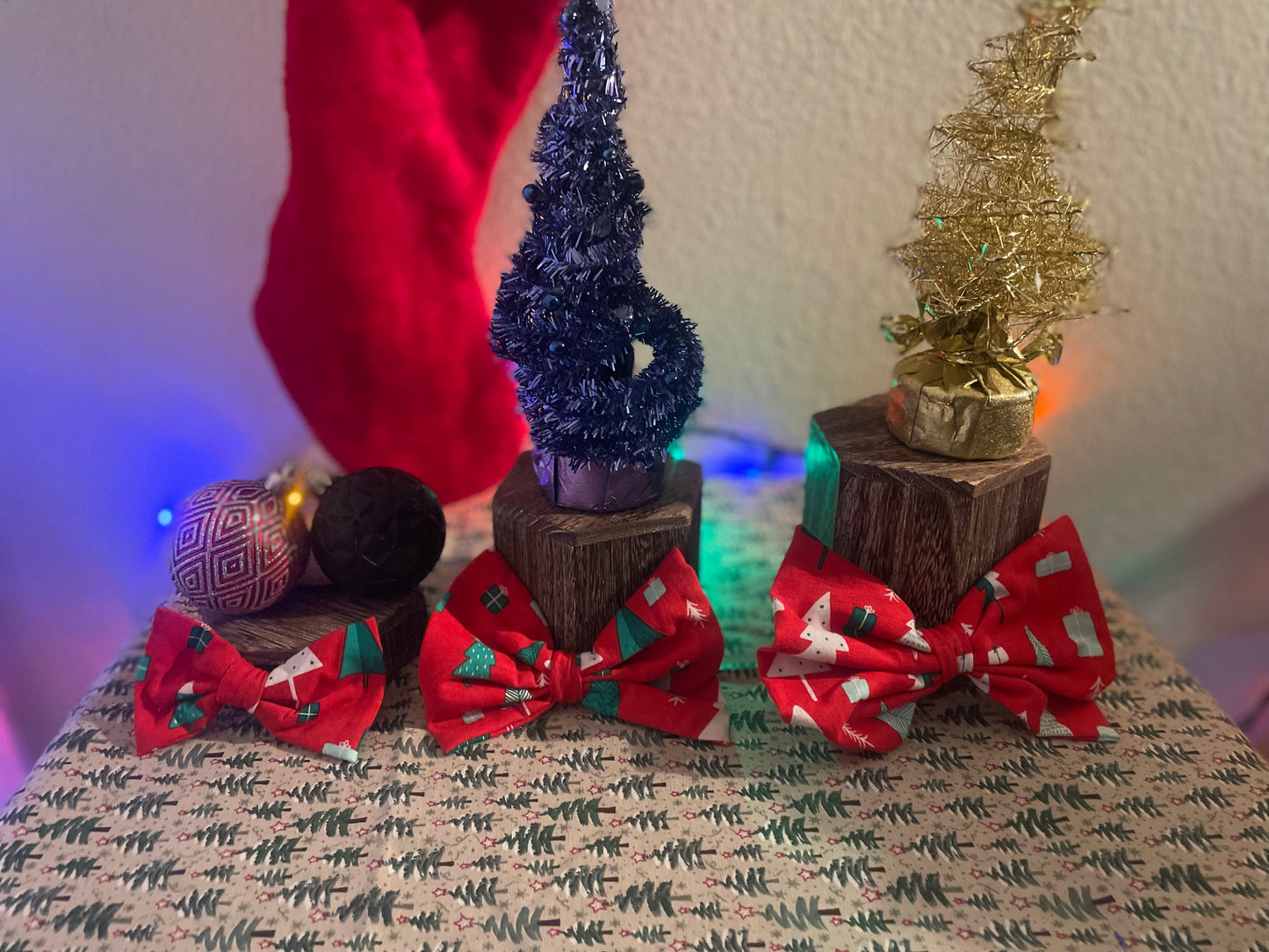 Christmas Tree Hair Bow
