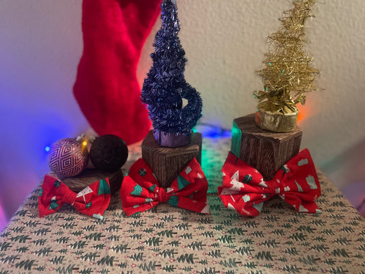 Christmas Tree Hair Bow