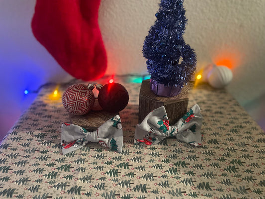 Little Red Truck Hair Bows