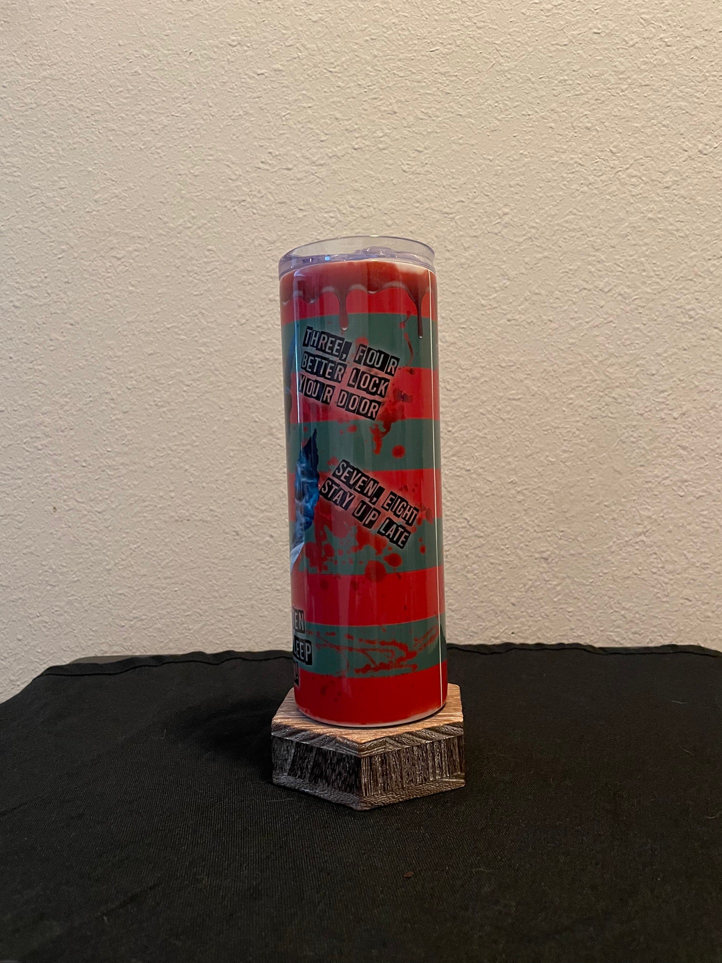 Freddy Krueger Sweater Sublimated Tumbler