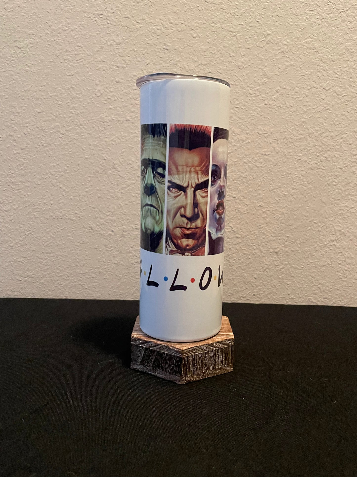 Halloween ~  Classic Monsters Sublimated Tumbler