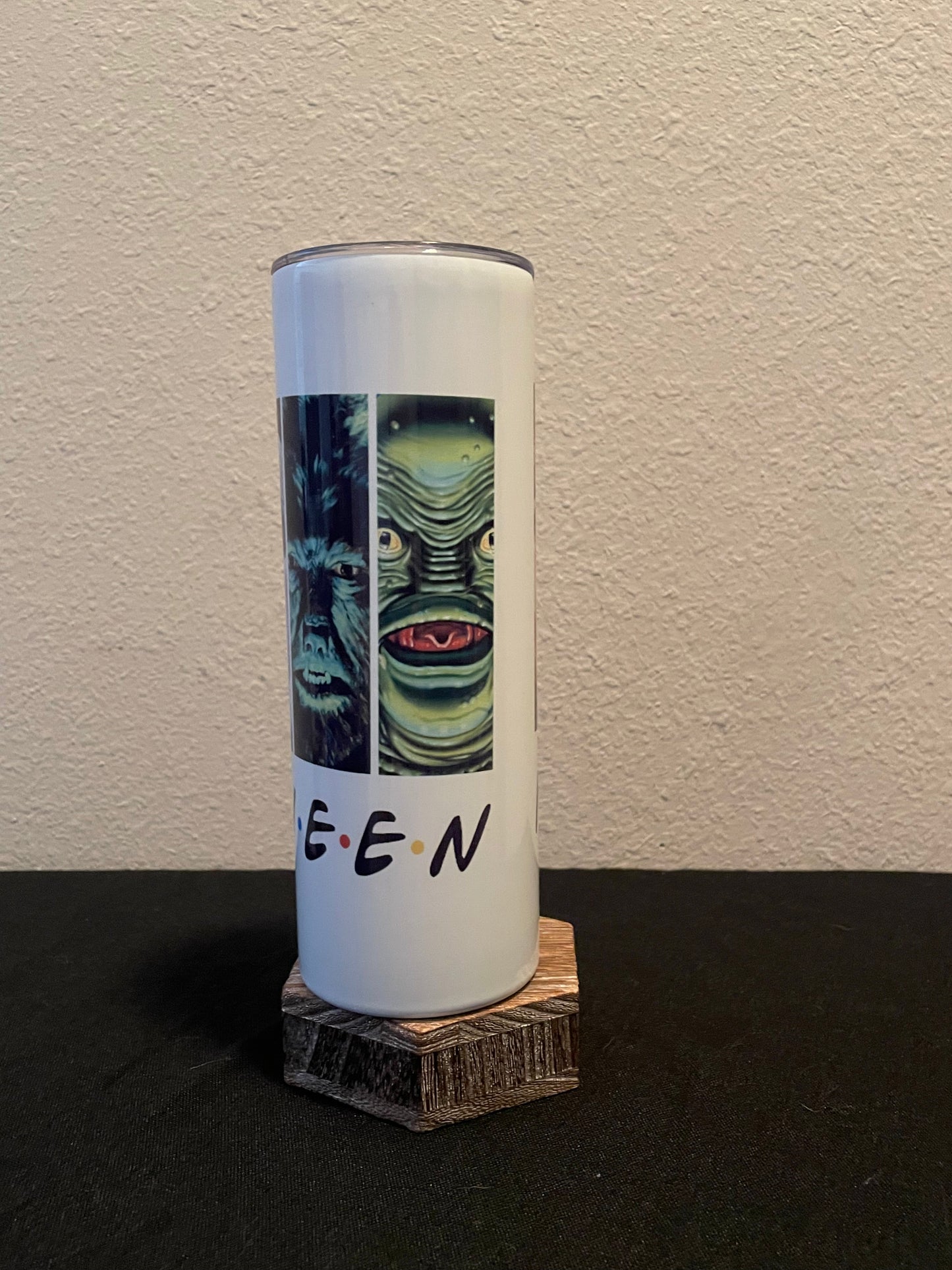Halloween ~  Classic Monsters Sublimated Tumbler