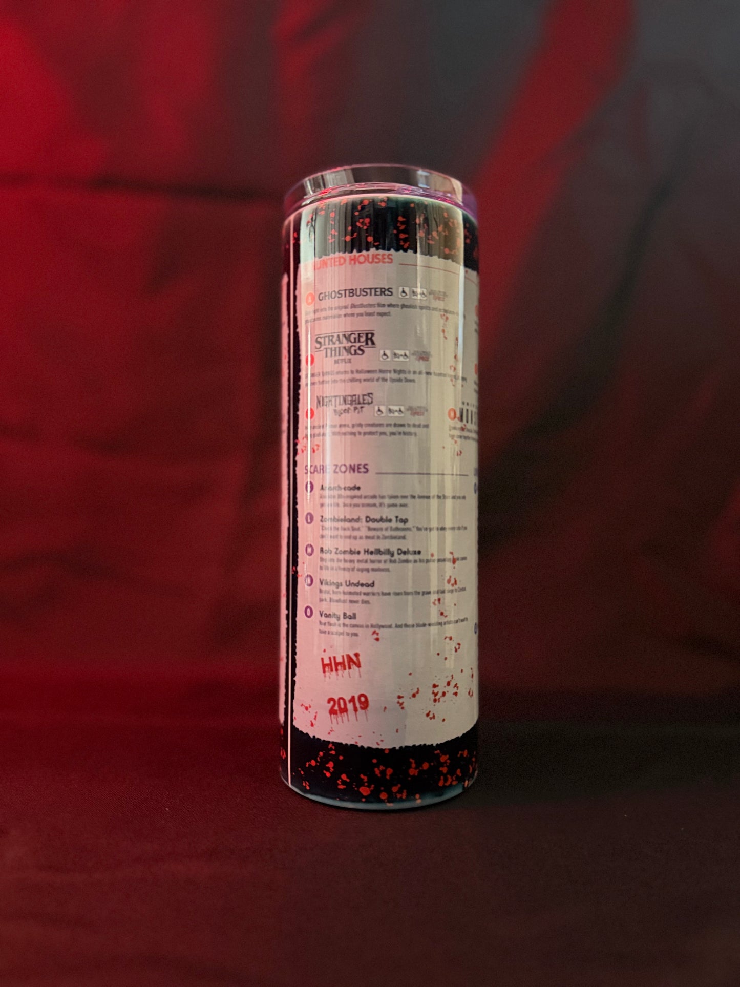 HHN Orlando Map Sublimated Tumbler