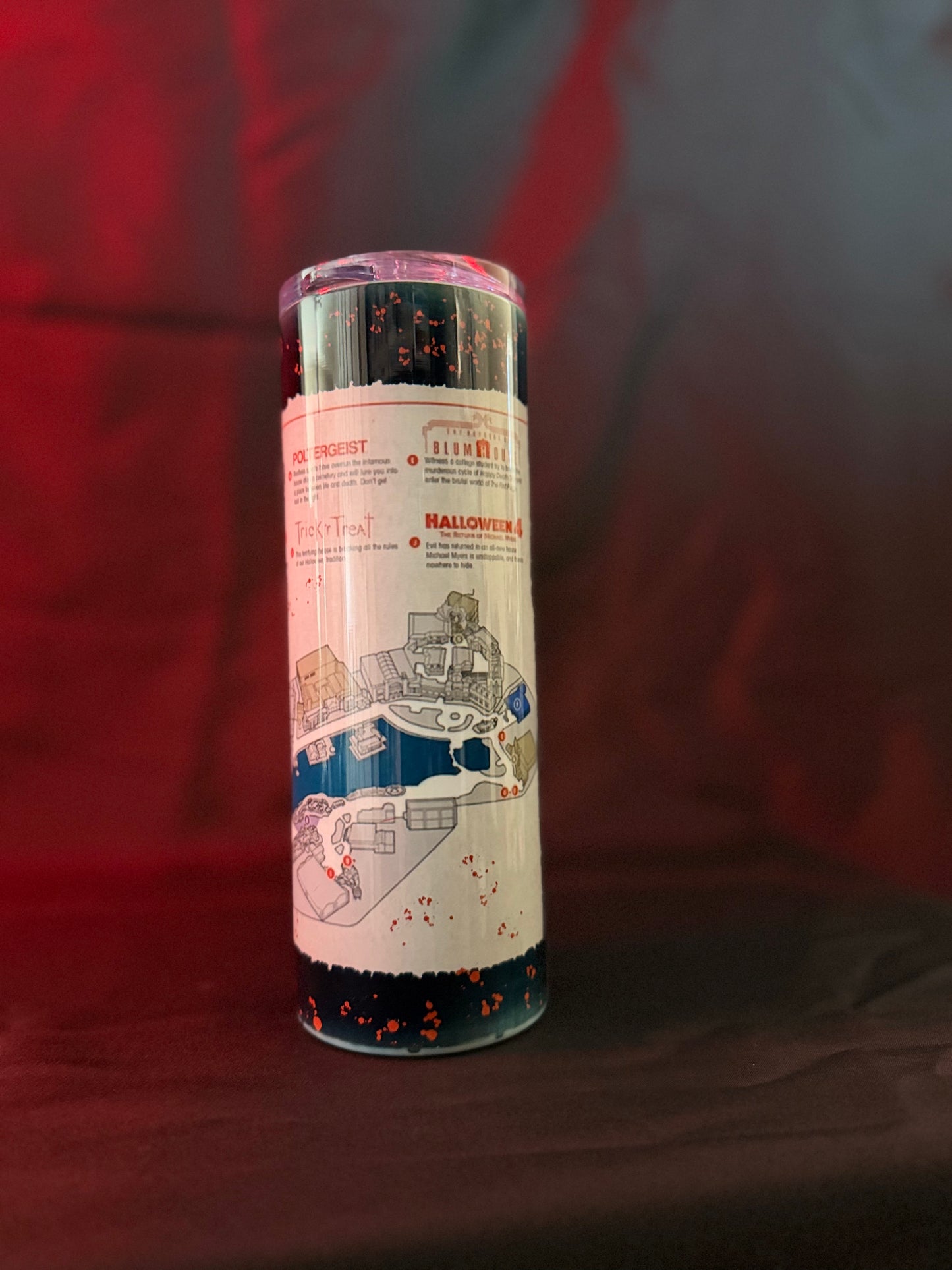 HHN Orlando Map Sublimated Tumbler