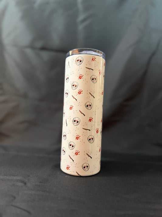 Friday the 13th Sublimated Tumbler