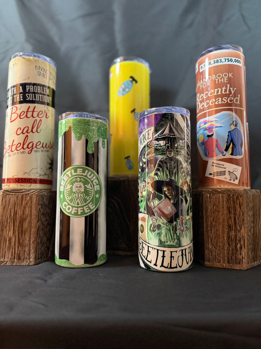 Beetlejuice Sublimated Tumbler