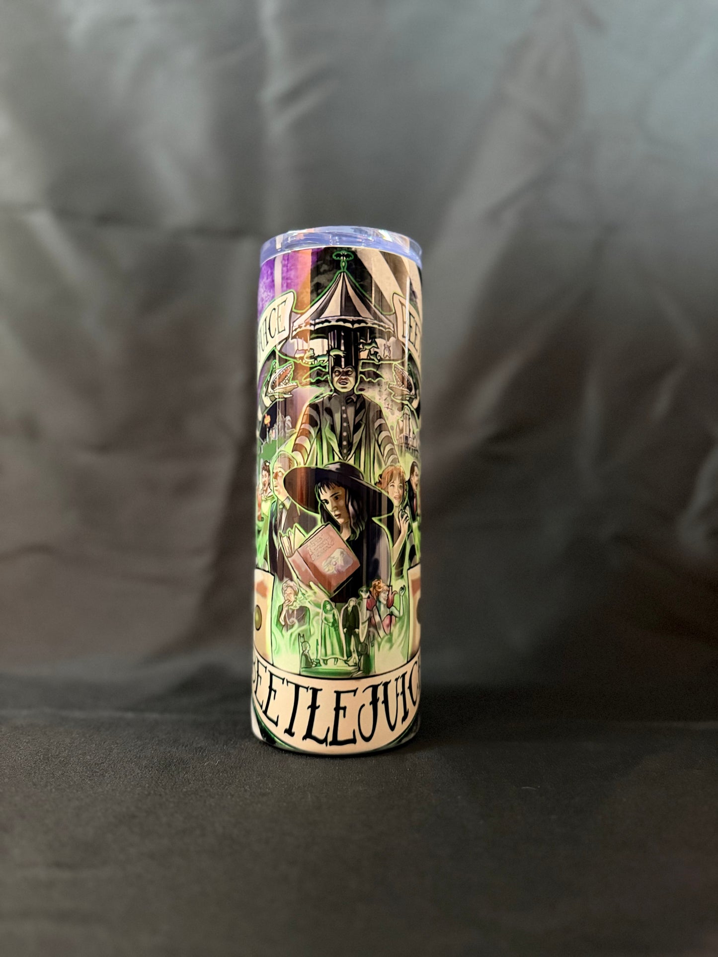 Beetlejuice Sublimated Tumbler