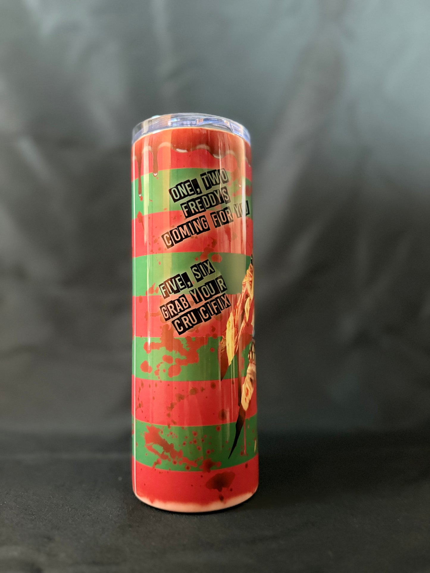 Nightmare On Elm Street Sublimated Tumbler