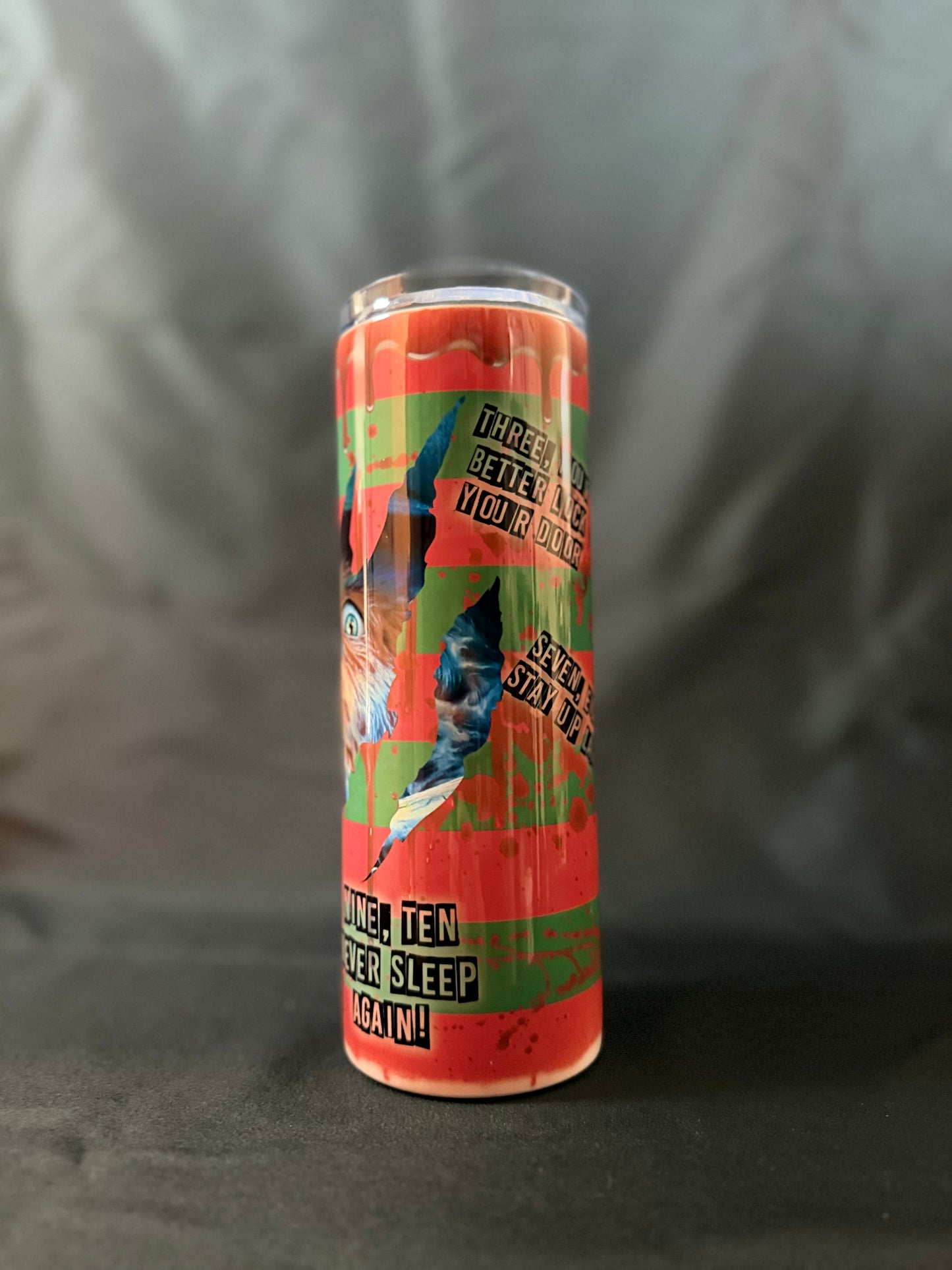 Nightmare On Elm Street Sublimated Tumbler